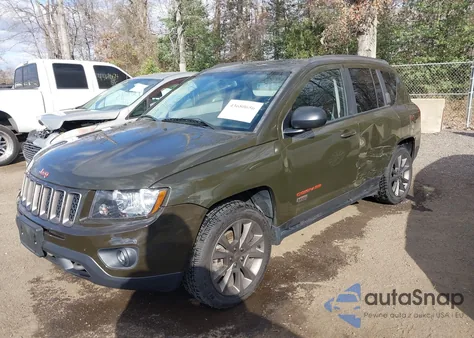 2016 Jeep Compass 75Th Anniversary из США, поврежденный, VIN 1C4NJDBB1GD809941
